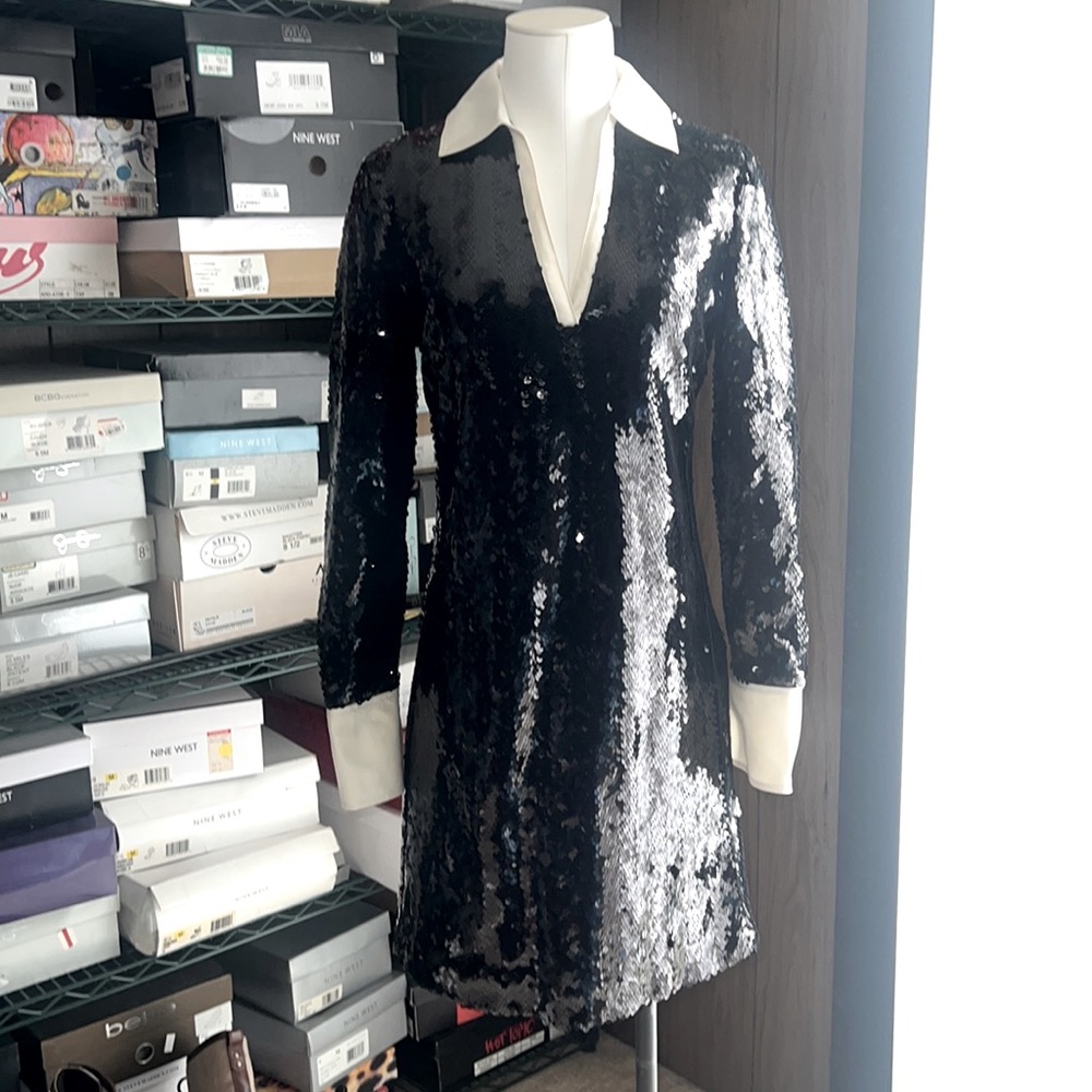 Tori Burch Monica Sequined Mini Dress